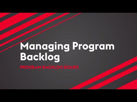 Managing Program Backlog - piplanning app (Lesson #10)