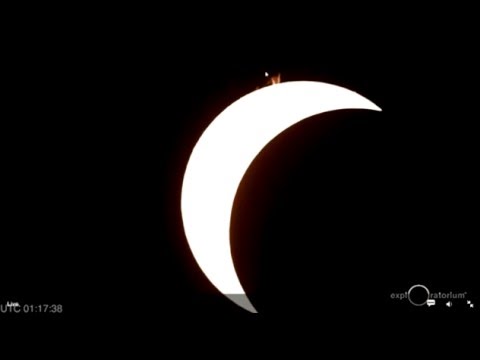 Solar Eclipse & Coronal Mass Ejection CME @ Top