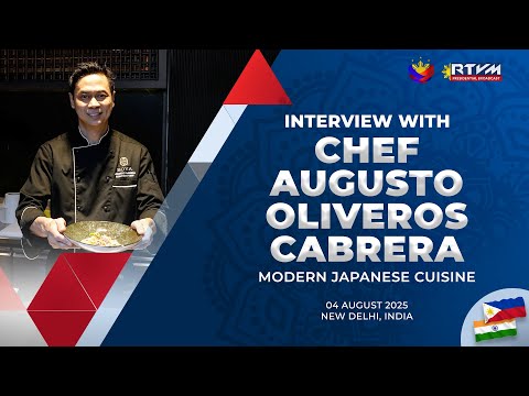 Interview with Chef Augusto Cabrera Celebrated Chef in Japanese Cuisine in the Middle East and India