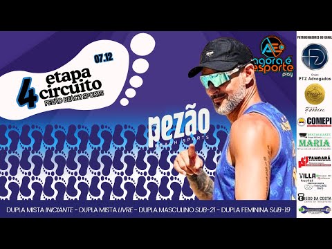 4° Etapa 2025 - Circuito Pezão Beach Sports Volei de Praia - Domingo