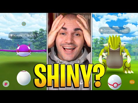 RAYQUAZA LEGACY, GROUDON & KYOGRE SHINY [POKEMON GO ITA]