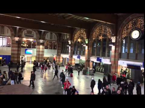 Amsterdam central station timelapse