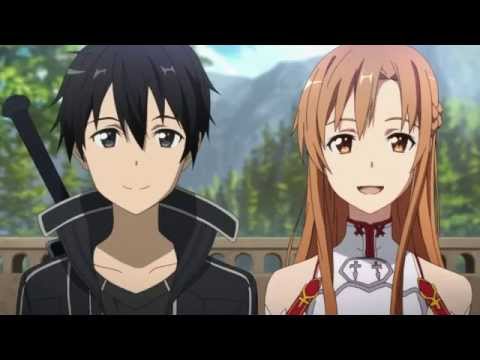 Sword Art Online - Kirito and Asuna Moments [English Dub]