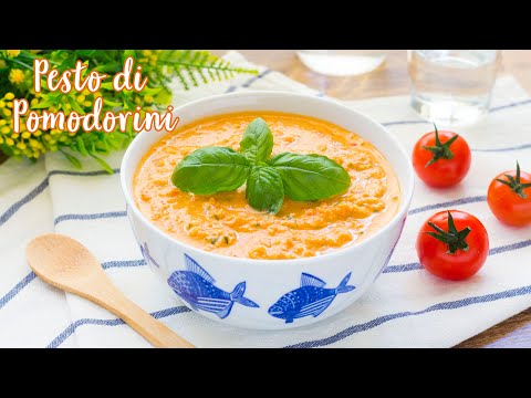 Pesto di Pomodorini - Ricetta Primi Piatti Estivi Facile e Veloce - 55Winston55
