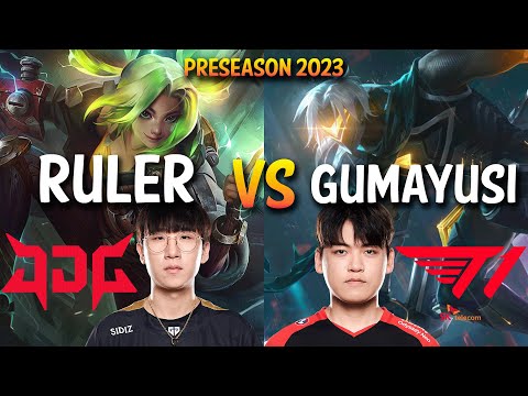 JDG Ruler vs T1 Gumayusi - ZERI vs VARUS ADC - KR Ranked