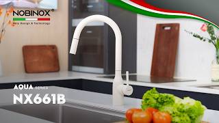 VÒI RỬA BÁT DÂY RÚT NOBINOX AQUA NX661B video 1
