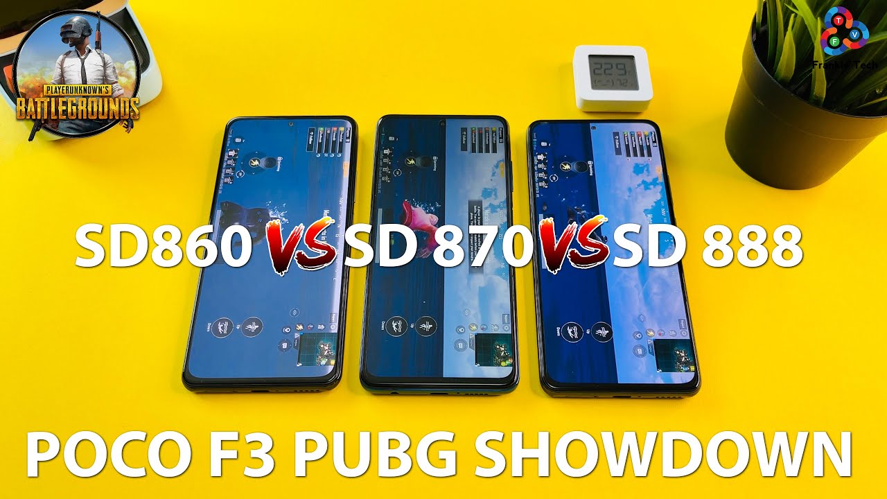 POCO F3 vs POCO X3 Pro vs Redmi K40 Pro PUBG SHOWDOWN