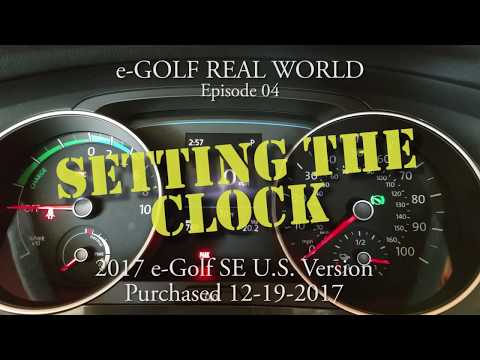 e Golf Real World How to Set Clock