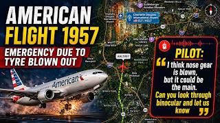American Airlines AA1957 Diverted After Tire Shredded — Real ATC Audio Captures Emergency Landing
