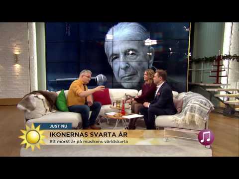 Jan Gradvall: 2016 värsta musikåret någonsin - Nyhetsmorgon (TV4)