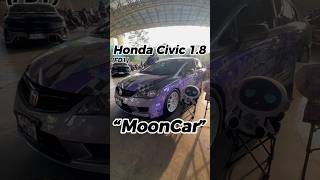 Itasha Vtuber Moona Hoshinova Pertama di Indonesia? Honda Civic FD MoonCar, Usung Gaya Street Racing