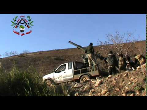 استهداف مقرات النظام بصواريخ غراد من قبل جبهة حق المقاتلةفي مدينة السقيلبية في محافظة حماة