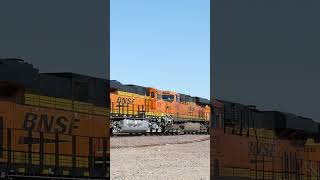 BNSF 6951 EB STACK TRAIN MP 737 NEEDLES SUB 10-12-2023 #railfan #railfaning #trains