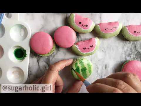 Watermelon Macaron by Jaslin Li