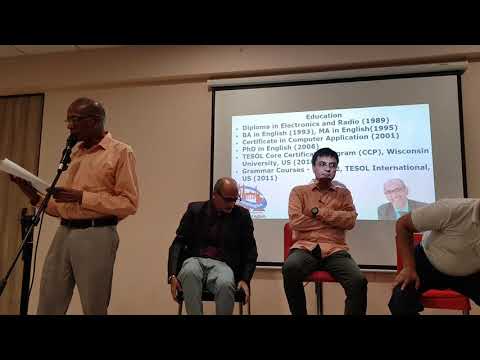 Introduction to Fluentlingua by Hasmukh Umaria at the ELWA book launch