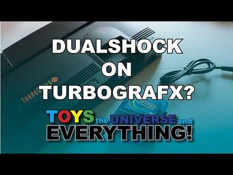 TURBOGRAFX PLAYSTATION CONTROLLER ADAPTER!