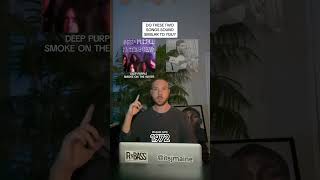 Do These 2 Songs Sound Similar? Deep Purple “Smoke On The Water” &amp; Carlos Lyra? #shorts #rock
