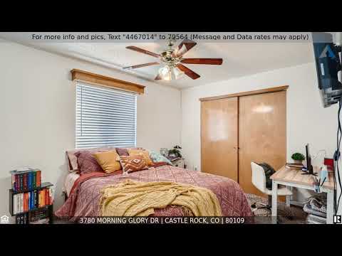 Priced at $610,000 - 3780 Morning Glory Dr, Castle Rock, CO 80109