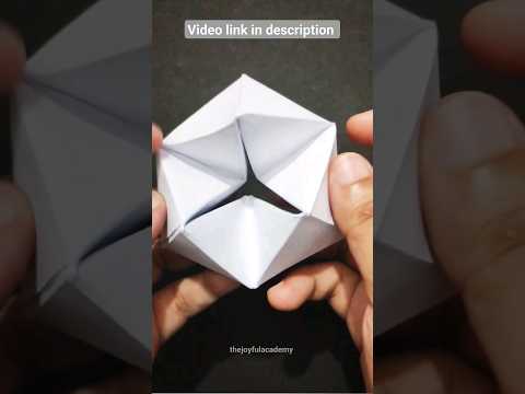This Flexagon Moves Forever #origami #diy #asmr