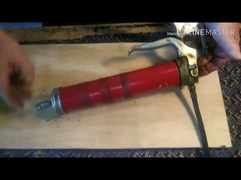Change a grease gun cartridge ( easy )