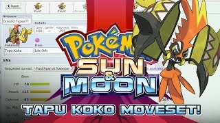 Tapu Koko Moveset Guide! How to use Tapu Koko! Pokemon Sun and Moon! w/ PokeaimMD! by PokeaimMD