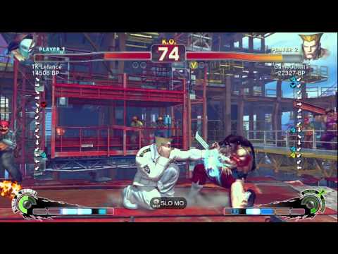 GameOutttt [Guile] vs TK Lefance [Vega] SSF4 Japanese Online Ranked Matches - Xbox Live