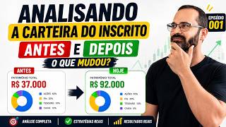 ANALISANDO A CARTEIRA DO INSCRITO ANTES E DEPOIS  | DOBROU OS DIVIDENDOS | EP.001