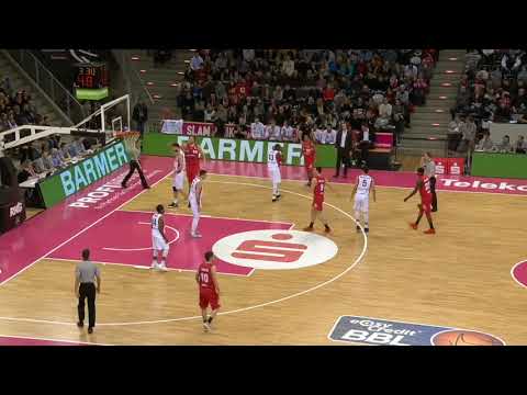 Telekom Baskets Bonn vs. Giessen 46ers - Larry Gordon #23 red - Playing Time Edit