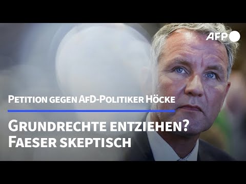 Höcke Grundrechte entziehen? Faeser sieht wenig Chancen | AFP