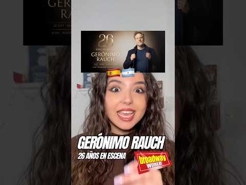 ¡GERÓNIMO RAUCH anuncia su gran concierto aniversario: 26 AÑOS EN ESCENA! 🎭