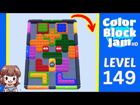 Color Block Jam Level 149 Solution Walkthrough