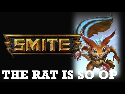 Smite -THE RAT IS SO OP! Rework ratatoskr gameplay with builds (17-0)