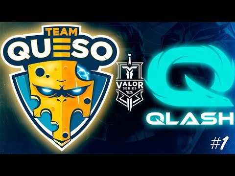 Team Queso VS Qlash Spain - Mapa 1 - Valor Series #8 Español | Navalha - Arena of Valor