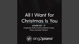 Download lagu All I Want for Christmas Is You (Lower Key F#) [Originally Performed By Mariah Carey] (Piano... mp3