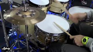 Video thumbnail for DEMO - Ludwig Raw Brass Phonic 14x6.5" Snare - Groove It Up Drum Shop by Groove It Up Drum Shop Portugal