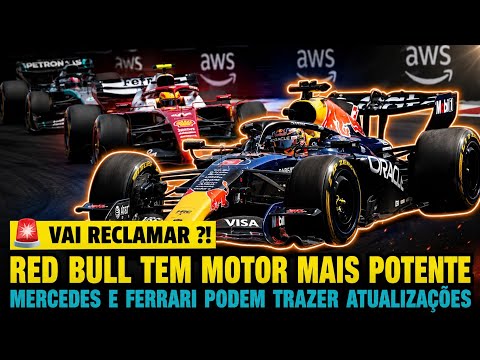 🚨 RED BULL TEM O MOTOR MAIS POTENTE! MERCEDES, FERRARI PODEM TRAZER ATUALIZAÇÕES! FORMULA 1
