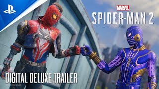 PlayStation Marvel's Spider-Man 2 Tráiler de Edición Digital Deluxe anuncio