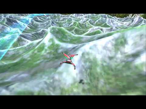 Base Jump Wing fly Video