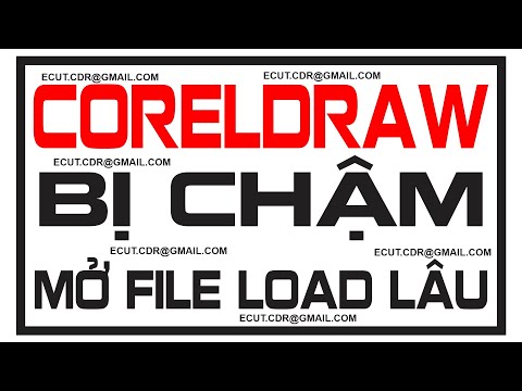 CORELDRAW OPEN FILE BI CHẬM LOAD LÂU HƯỚNG DẪN XỬ LÝ LỖI #coreldraw #photoshop #corel2024 #windows