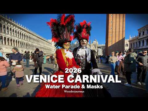 Venice Carnival 2026 🎭 Masks & Magic 🇮🇹