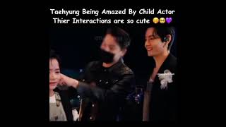 Download lagu Taehyung Being Shy and Amazed By Child Actor  Thier Interactions are so cute 🤭🥺💜 mp3
