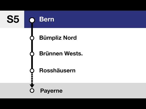 BLS Ansagen » S5 Bern — Kerzers — Murten/Morat — Payerne | SLBahnen