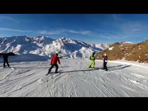 Ovidiu în Sölden pe pista 1 roșu