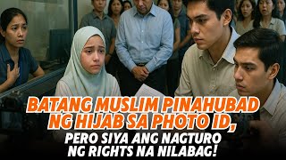 Download lagu BATANG MUSLIM PINAHUBAD NG HIJAB SA PHOTO ID, PERO SIYA ANG NAGTURO NG RIGHTS NA NILABAG! mp3