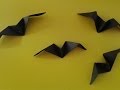 origami Bat оригами летучая мышь 