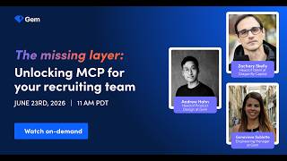 The missing layer: Unlocking MCP for your recruiting team
