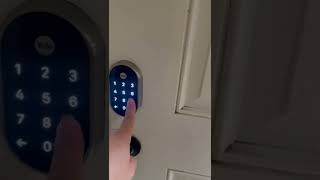 How to use passcode to unlock front door
