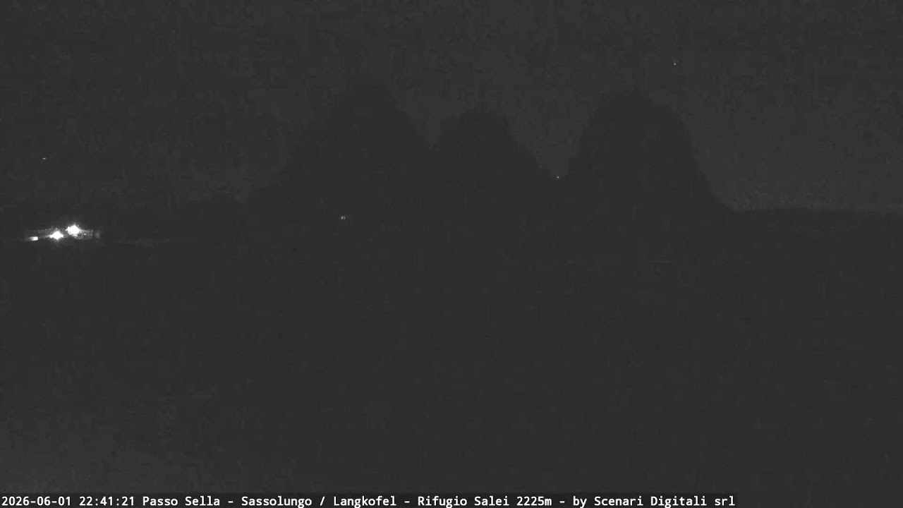 Live webcam view of Macizo del Sassolungo, Paso de Sella