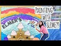I Made A HUGE Slime Art Masterpiece - #ElmersWhatIf Slime Challenge
