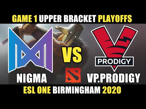 Nigma vs VP.Prodigy Game 1 Highlights Upper Bracket Playoffs - ESL One Birmingham 2020 EU Dota 2